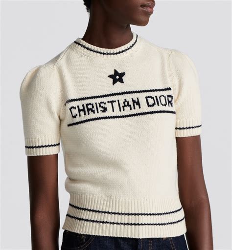 Pull à manches courtes CHRISTIAN DIOR Maille de cachemire 